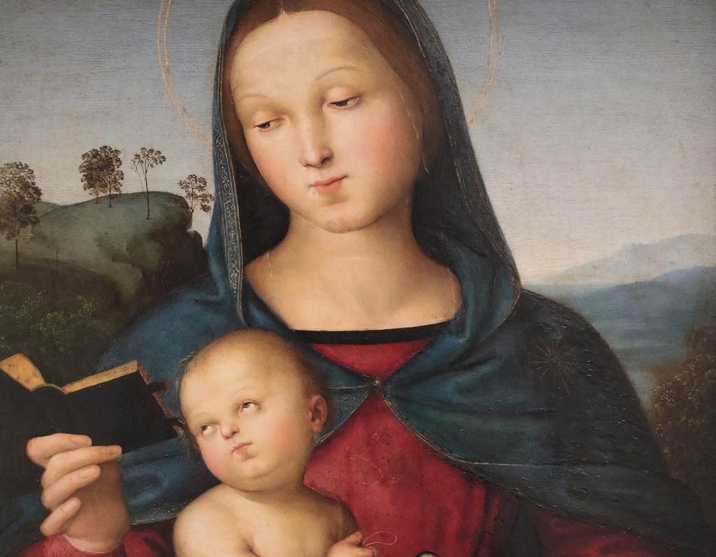 von Rot und Blau in Marias&nbsp;Gewand